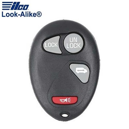 Ilco :LAL RKE-GM-4B9 GENERAL MOTORS 4 BUTTON REMOTE KEYLESS ENTRY ILCO-AX00011790